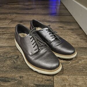 Silver Metallic Sneakers